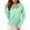 Green, variant on Vivianyo HD Women's Full Zip Hooded Sun Protection Athletic Jacket, Long Sleeve Thumb Hole Side Pocket Solid Lightweight Workout Outerwear for Women, Women's Black, Sizes S-2XL