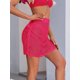 thumbnail image 1 of Falda sexy europea y americana que abraza la cadera, falda transparente hueca, falda con abertura con cordón para mujer, verano 2023, 1 of 4