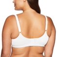 thumbnail image 2 of Bali Womens Double Support Soft Touch Back Smoothing Wirefree Bra, 36D, White, 2 of 2