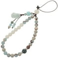 thumbnail image 6 of WHAMVOX Green Stone Cellphone Strap Lightweight Charm Lanyard for Phone Handmade Jewelry Accessory Decor 1PC, 6 of 8