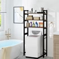 thumbnail image 5 of Meoldis Over the Washer & Dryer Storage Shelf - Metal Laundry Room Organizer, Multi-Tier Rack for Detergent, Towels, Cleaning Supplies (69 x 30 x 181 cm), 5 of 8