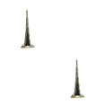 thumbnail image 4 of relayinert Plus Récent Burj Khalifa Dubai Plus Haut Bâtiment du Monde Architecture Modèle Décoration 13/18cm 6.5*18cm 2Ensemble, 4 of 6