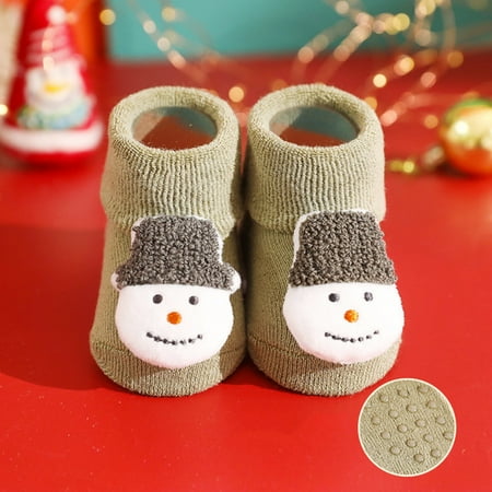 

Cathalem Baby Stuff for Boys Autumn And Winter Thickened Baby Socks Antiskid Baby Floor Socks Children Baby Neutral Socks Socks E 1-3 Years