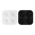 thumbnail image 2 of Ice  Molds, 2 Pcs Silicone Round Sphere Ice Ball Molds Ice  Making Tool Kitchen Utensils, 2 of 8