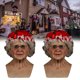 thumbnail image 3 of Peluca de abuelo de Halloween, máscara de anciano, cubierta para la cabeza, máscara de horror de cabeza de anciano calvo, 3 of 5