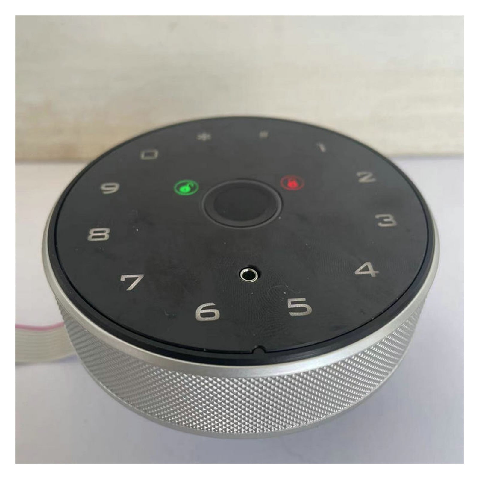Knob Integrated Fingerprint Lock for Safes with Touch Buttons Fingerprint Locks for Cabinets ,Keyless Entry Deadbolt