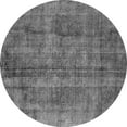 thumbnail image 1 of Ahgly Company Machine Washable Indoor Round Oriental Gray Industrial Area Rugs, 7' Round, 1 of 4