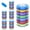 Rainbow, variant on Disposable Toilet Brush Cleaning Refills Head,60 Pcs Bowl Brush for Toilet Bowl Cleaners,Rainbow Color