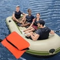 thumbnail image 3 of Throwable Flotation Device, Type IV - 18x14 Inch High Buoyancy Foam Emergency Flotation Device with Quick-Release Strap for Man Overboard Rescue & Boat Safety(1pcs), 3 of 5
