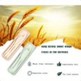 thumbnail image 4 of QUTETN Travel Utensil Set with Case 2 Sets Wheat Straw Reusable Spoon Chopstick Forks Tableware Portable Cutlery Travel Picnic Camping or Daily Use Beige Green, 4 of 4