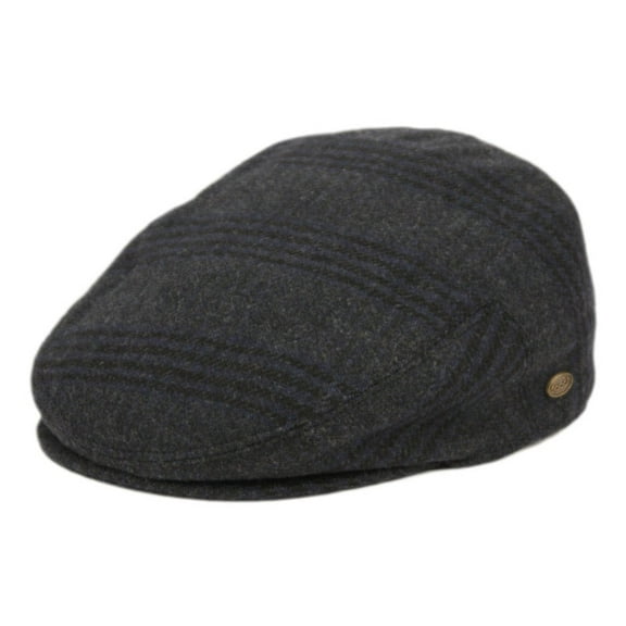 Men's Plaid Herringbone Wool Tweed Newsboy Ivy Cap Gatsby Golf Flat Hat