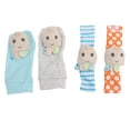 thumbnail image 1 of Sonajeros de muñeca para bebé, 4 Uds. Calcetines con sonajero para bebé, calcetines con sonajeros para muñeca para bebé, calcetines con sonajero para bebé de juguete, construidos para el futuro, 1 of 8