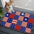 thumbnail image 3 of Independence Day Entryway Rug 2'x3'&nbsp; Non Slip Front Door Mats, US Flag Star Stripe Vintage Entrance Rugs Indoor Outdoor Carpet, Washable Floor Mats Small Area Rug for Bedroom Kitchen, 3 of 8