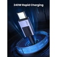 thumbnail image 2 of Cable USB C a USB C UGREEN de 240 W, carga rápida, 2 m, 2 of 8