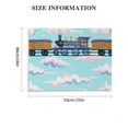 thumbnail image 2 of Train Clouds Track Canvas Wall Art Decor for Home Living Room Bedroom Office Hotel Framed Ready To Hang Wall Decor 20x16in, 2 of 6