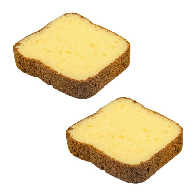 2 esponjas para lavar platos de cocina, fregador, quitamanchas, herramienta de limpieza del hogar Núcleo amarillo