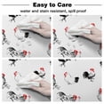 thumbnail image 4 of Mexican Skull Flower Round Tablecloth Waterproof Wedding Decor Table Cover Xmas Home Decorative Tablecloth, 4 of 5