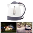 thumbnail image 4 of 1L Car Electric Kettle Drinking Electric Kettle Mug for Hot Self Driving Tour White 12V 150W, 4 of 8