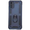 thumbnail image 1 of Funda Uso Rudo Cely Vesmir con Anillo Magnético Para Motorola E32 Azul Marino Más 2 Micas de Cristal, 1 of 5