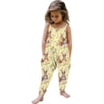 thumbnail image 2 of Mono para niñas pequeñas, mono con estampado de Pascua, mono con tirantes, conjuntos de verano, ropa para niñas, 2 of 7
