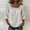 *White, variant on ClodeEU Women's Square Neck 3/4 Sleeve Blouse,Casual Lace Trim Top with Pleated for Summer Black,Women's Plus L