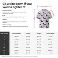 thumbnail image 5 of Lsque Dachshund Dog print Men's Cuban Collar Short Sleeve Shirt Summer Beachwear Casual Button Down Fashionable Vacation Leisure Shirt-3X-Large, 5 of 7