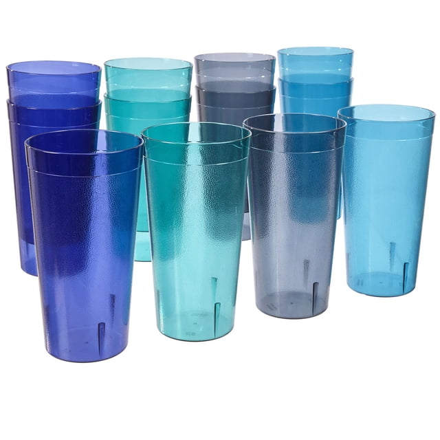 Tumblers US Acrílico de plástico para café, reutilizable, 960 ml (juego de 12)