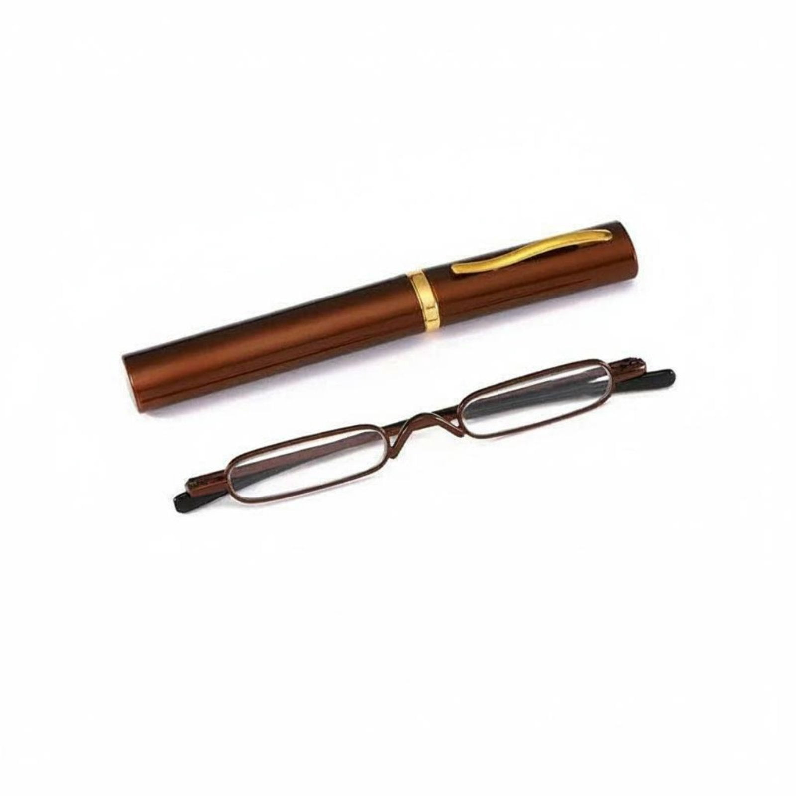 predolo Pen Reading Glasses Lightweight Pen Case Reading Glasses Crystal-Clear Lenses Compact Pocket Readers for On the Go