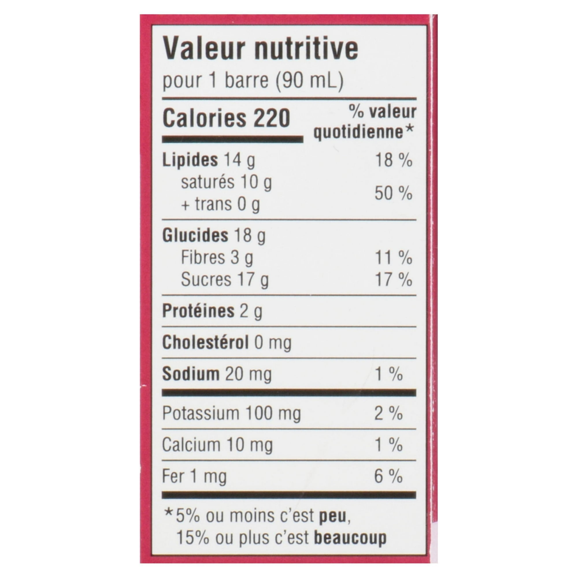 Snö Framboises croquantes barres à base de plantes