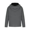 thumbnail image 4 of Mens Heavyweight Hoodie Jacket Zip Up Fleece Sherpa Lined Bomber Coat Tactical Warm Pockets 2025 Trendy, 4 of 5
