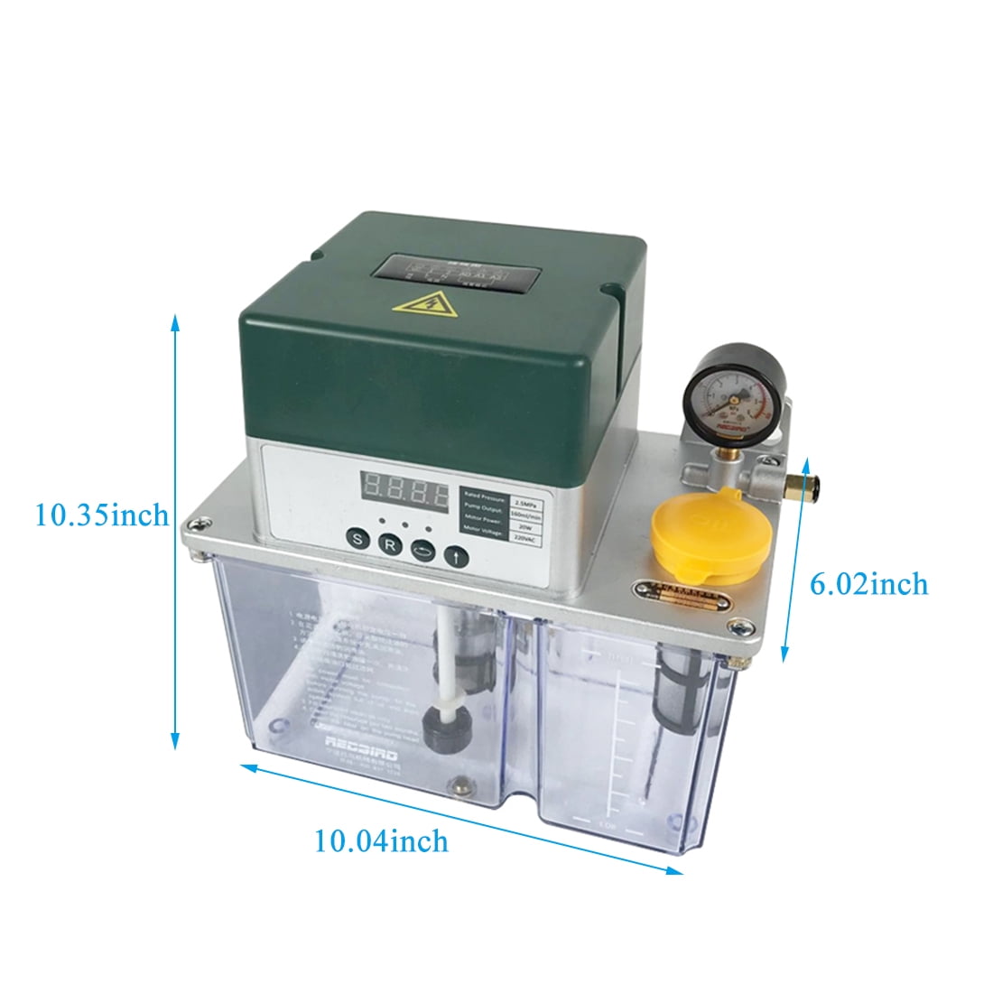 PreAsion 220V 4L Electric Automatic Lubricating Pump High Profile