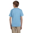 thumbnail image 2 of The Fruit of the Loom Youth HD Cotton T-Shirt - LIGHT BLUE - M, 2 of 2