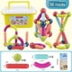 thumbnail image 2 of Juego de bolas y varillas magnéticas para niños pequeños, bloques de construcción magnéticos, palos de aprendizaje, juguetes magnéticos educativos STeM para niños pequeños, niños y niñas de 3 a 36 añ, 2 of 7