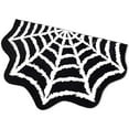 thumbnail image 1 of Popular Home Essentials, Halloween Mat Decorative Table Runner Themed Decor for Halloween Dinner Table Cover Creepy Home Decor 31.5Round Black Rug, 1 of 7