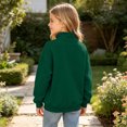 thumbnail image 6 of StSilkitty Sweatshirts for Boys Girls Quarter Zip Long Sleeve Mock Neck Pullover Tops Fall Winter Warm Clothes, 6 of 9