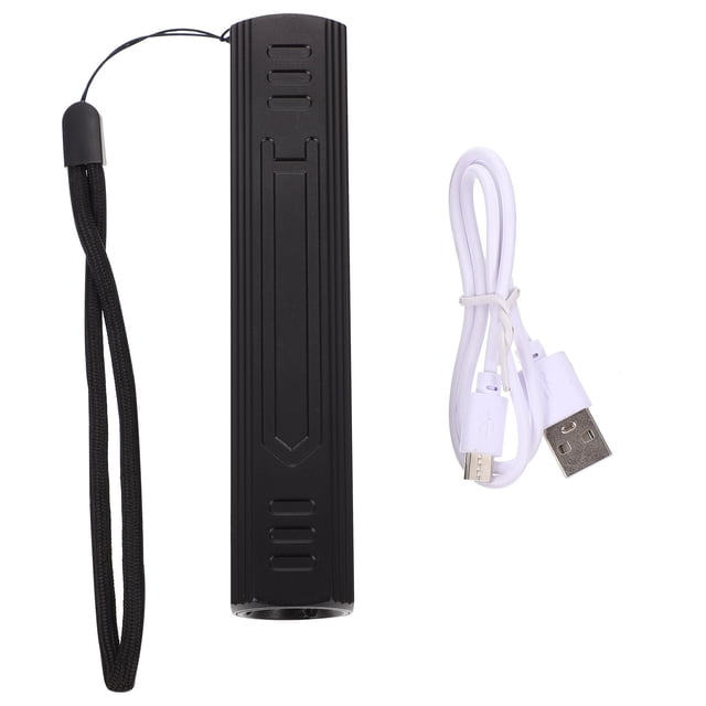Linterna de luz negra USB recargable 365NM UV LED linterna impermeable