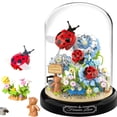 thumbnail image 2 of Syrinx Flower Butterfly Bouquet Building Block Set - Compatible with Lego - 582 PCS, 2 of 14