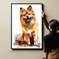 thumbnail image 6 of Finnish Spitz Dog Canvas Wall Art Prints,Watercolor Dog Art Canvas Painting Poster,Pet Canvas Painting Puppy Artwork 8x12 inches, 6 of 6