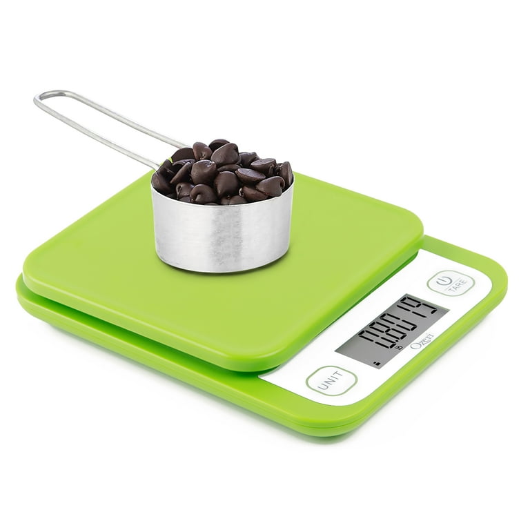 Ozeri Garden and Kitchen Scale II, with 0.1 G (0.005 oz) 420 Variable Graduation Technology, Green