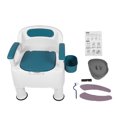 thumbnail image 2 of Bedside Commode Chair, 330lb Load Bearing Bedside Commode Waterproof  for Bedroom for Pregnant Women, 2 of 7