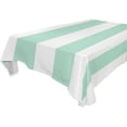 thumbnail image 1 of EREHome Greenwhite Stripes Tablecloth 52x70 inches, 1 of 4