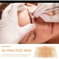 thumbnail image 4 of 3pcs 3D Practice Skinoft Rubber Fake Facial Training Skin Model Mannequin Head for Eyebrows Lips Microblading Permanent Makeup supplies, 4 of 8
