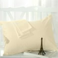 thumbnail image 1 of The Great American Store 1800 Series Microfiber Solid Ivory, Rectangle Throw Pillowcases (16"x 36") - Envelope Closure End - Wrinkle, Fade, Stain Resistant - Hypoallergenic, 1 of 4