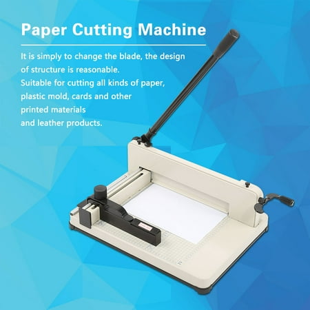 Anauto Paper Cutting Machine, A4 Paper Cutting Machine,Heavy Duty A4 Paper Guillotine Cutter Trimmer High Speed Steel Blade Cutting