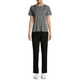thumbnail image 4 of Athletic Works Women's Athleisure Core Knit Pants Available in Regular and Petite, 4 of 6