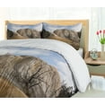thumbnail image 5 of Ambesonne Yellowstone Duvet Cover Set, Rock Orange Spring, 2-Calking, Beige Blue, 5 of 7