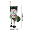 thumbnail image 4 of Xuniizn Christmas Stockings Bulk, Assorted Festive Xmas Stockings for Fireplace Mantel Decor, Traditional Holiday Ornaments, Christmas Decorations for Home, Cloth, Red, 4 of 7