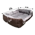 thumbnail image 2 of Cama Para Mascotas Talla Grande - Estampado Huella marron Grande Giropet Cama grande, 2 of 7