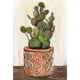 thumbnail image 2 of Stellar Designs Studio 13x18 White Modern Wood Framed Museum Art Print Titled - Potted Cactus I, 2 of 4