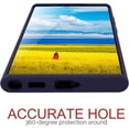 thumbnail image 4 of Galaxy S22 Ultra Case, Samsung S22 Ultra 6.8" Case Liquid Silicone Case Dual Layer Hard PC Soft Silicone Rubber Bumper Slim Fit Protective Phone Case for Samsung S22 Ultra 2022, Night Blue, 4 of 12